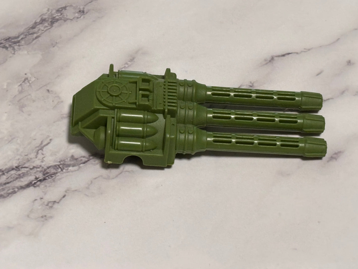 Vintage GI Joe ARAH 1990 General Triple Barrel Gun Cannon Vehicle Part