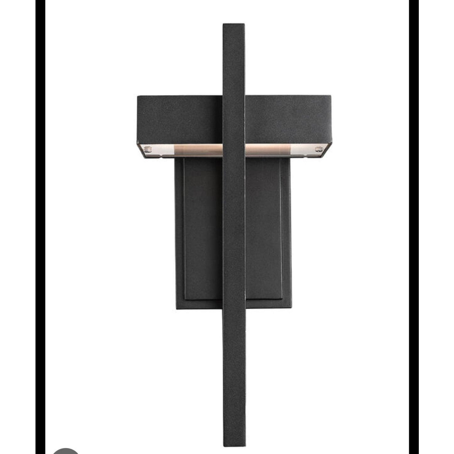 Z-Lite Luttrel 15" Tall LED Wall Sconce 2700K Model 556M-BK-LED