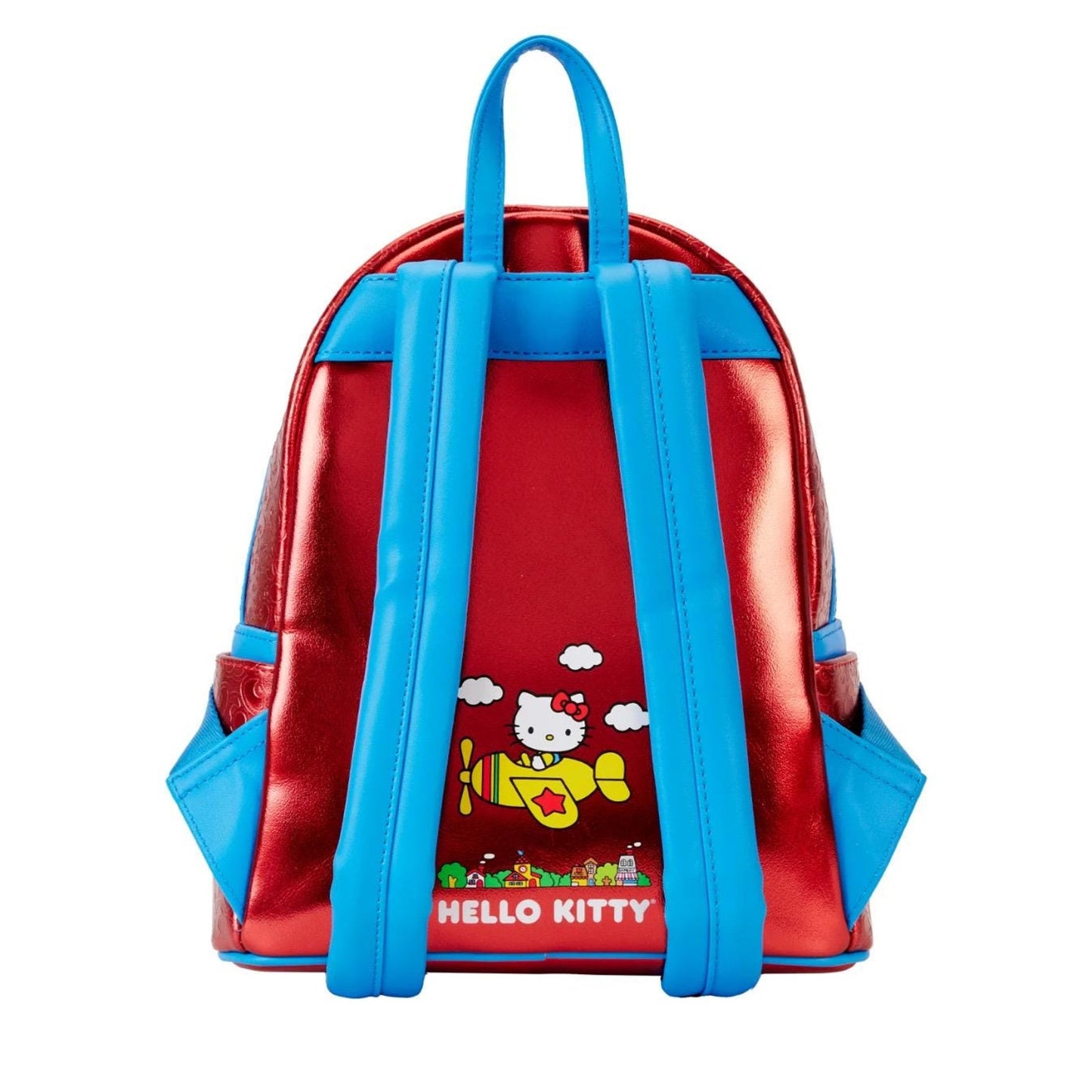 Hello Kitty x Loungefly 50th Anniversary Classic Mini Backpack NWT Red Blue