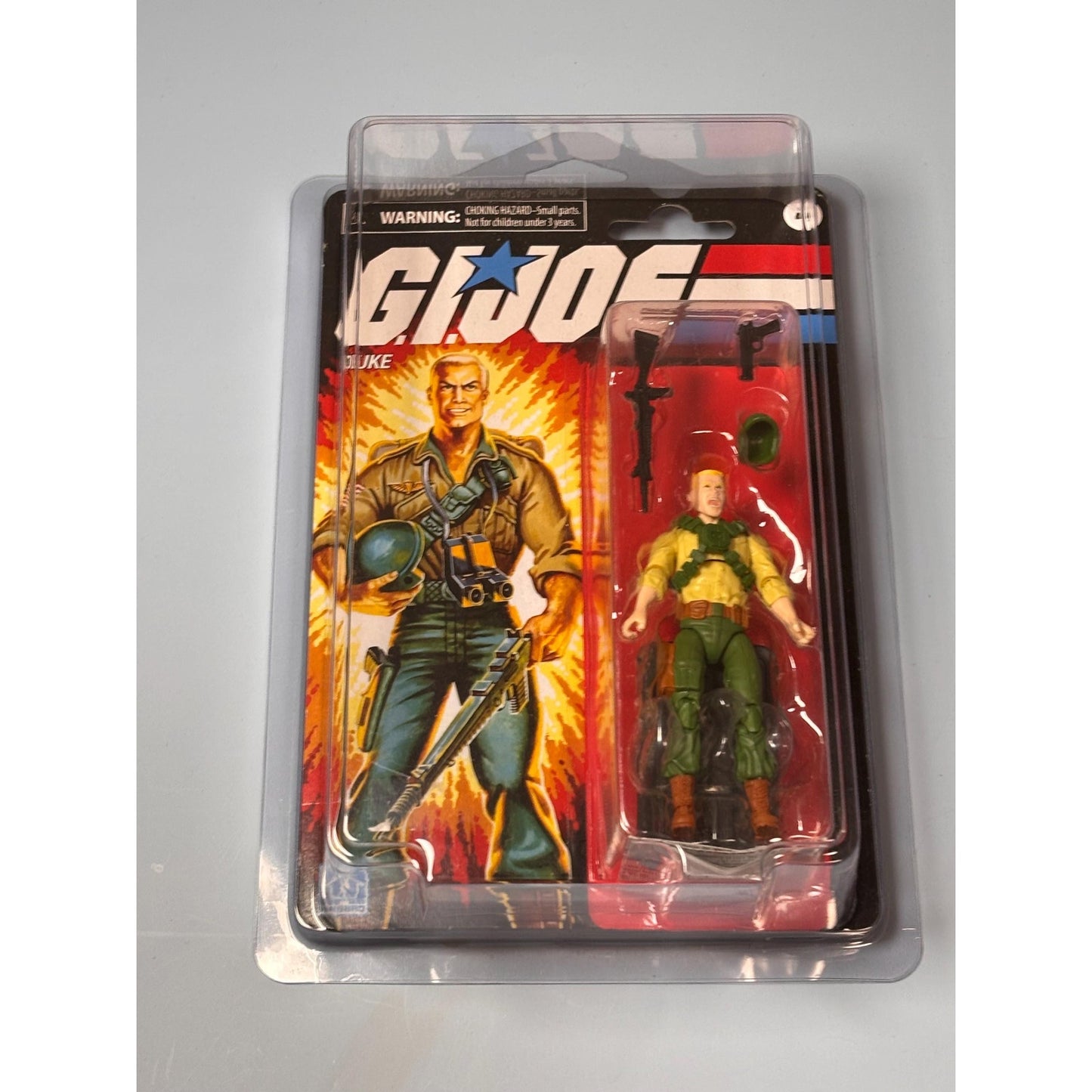 2020 Hasbro G.I. Joe Retro 3 3/4" Duke Figure Brand New Wave 3 Mint with Case