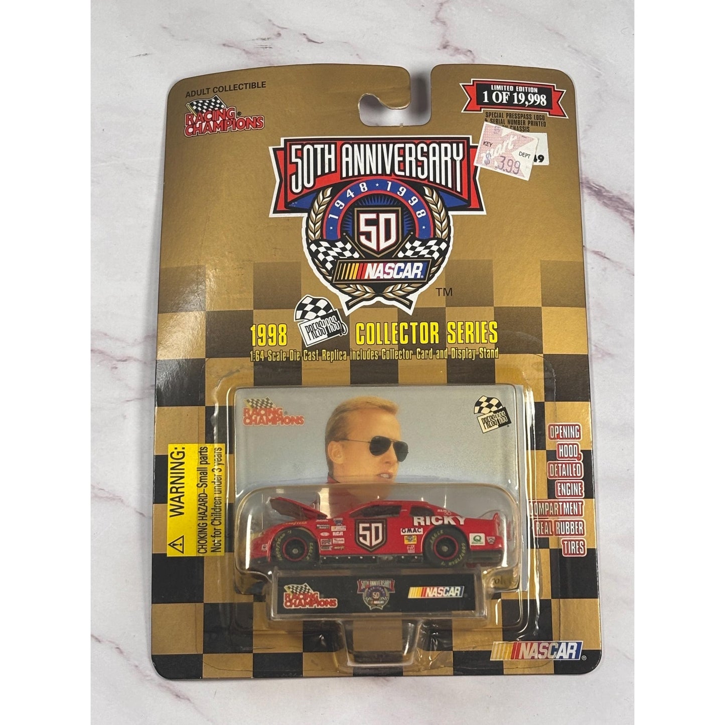 Racing Champions, Ricky Craven #50, Nascar 50th Anniversary Limited Edition 1:64