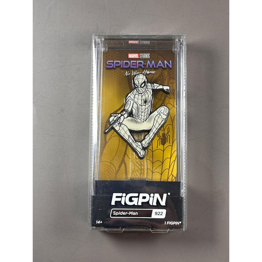 SDCC 2022 FiGPiN Marvel Spider-Man 922 Exclusive Pin LE 1000 Black White Sketch