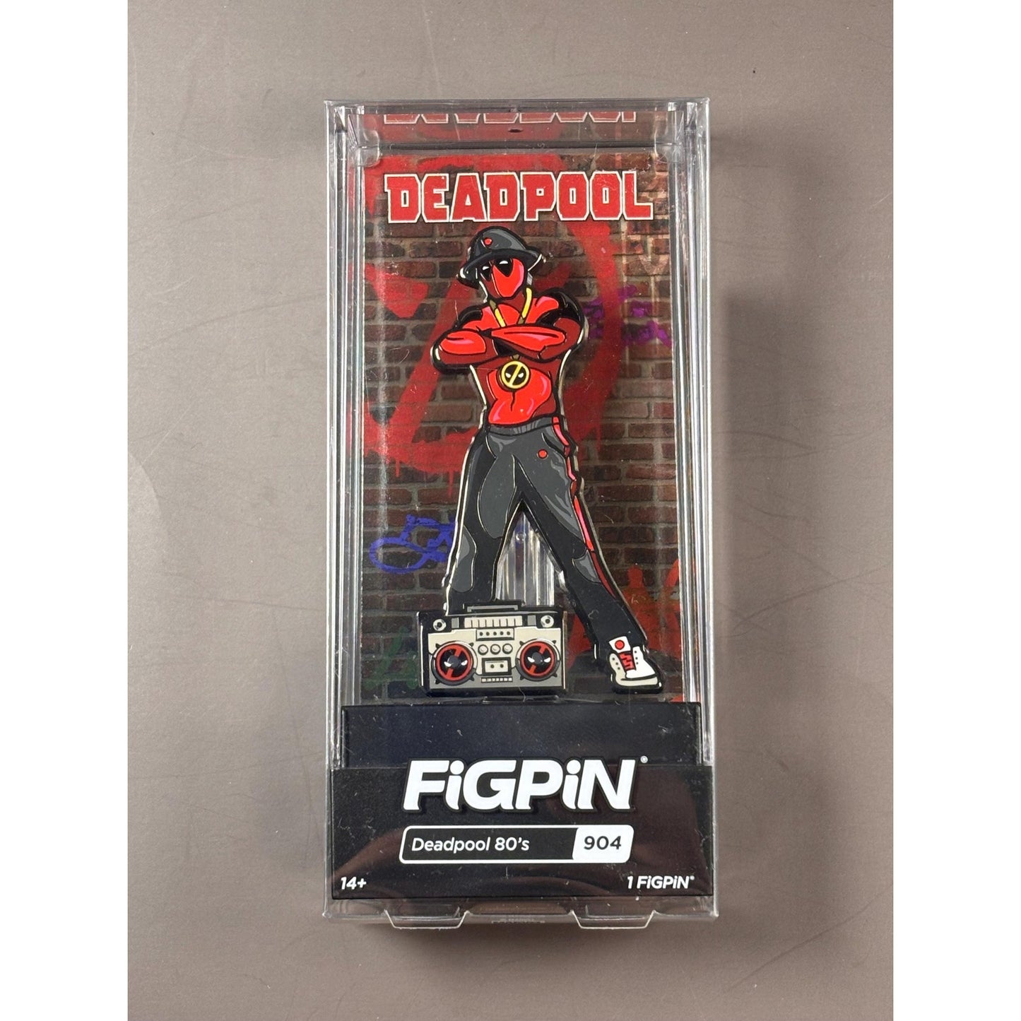 FiGPiN Deadpool Deadpool 80's #904 LE 1000 NYCC Exclusive Limited Edition New