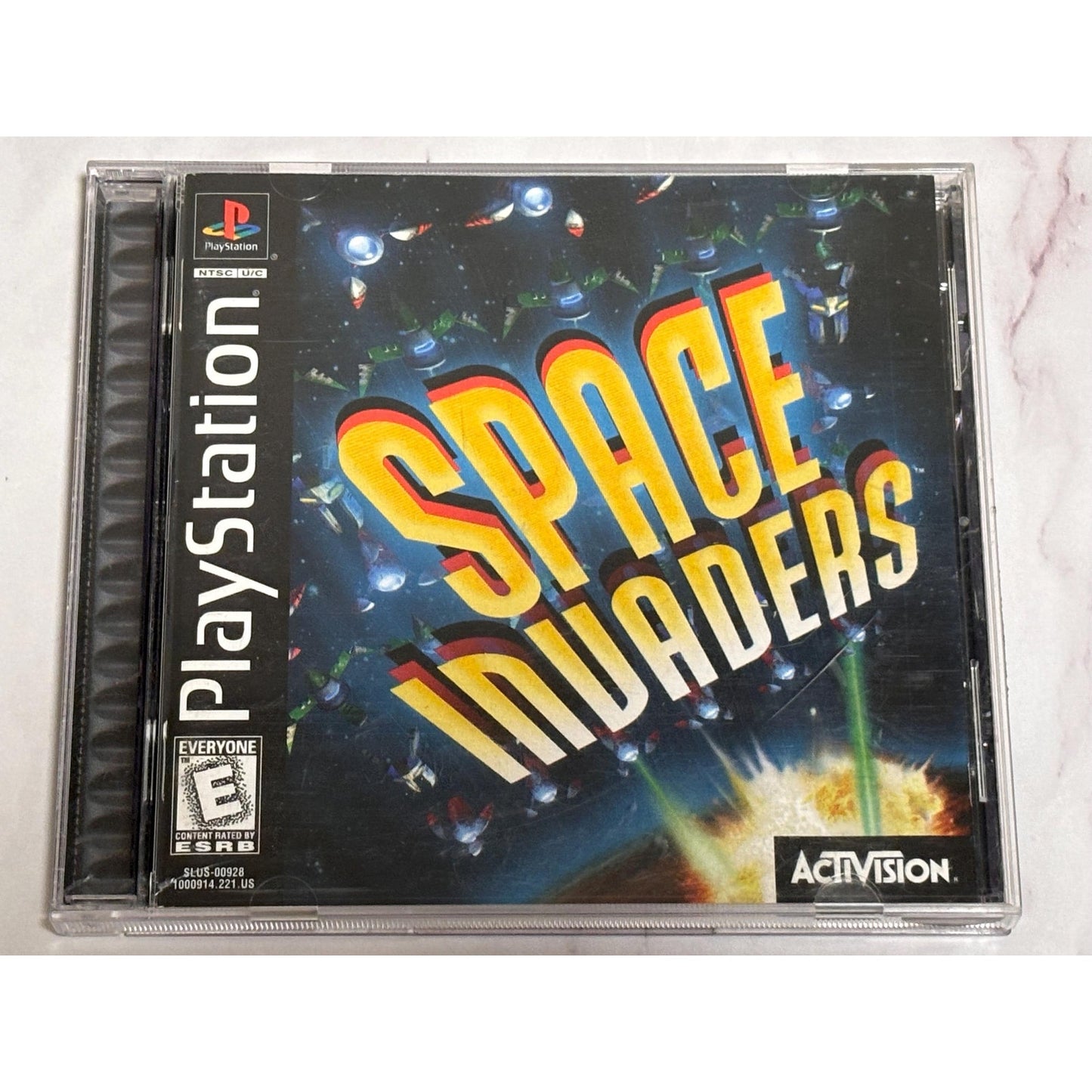 Space Invaders PS1 PlayStation 1 + Reg Card Complete