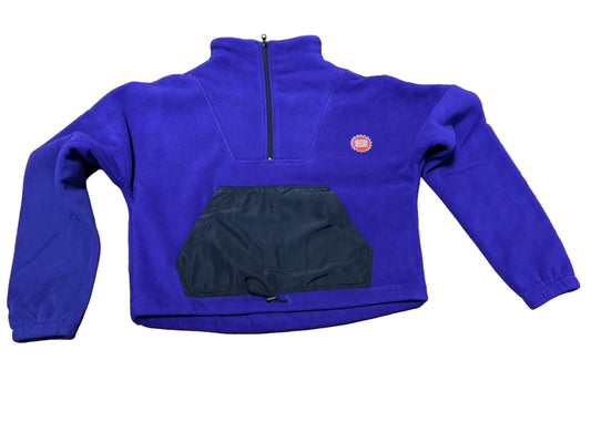 Phoenix Suns Mitchell & Ness NBA Retro Hardwood Classic HWC Fleece Half-Zip Long Sleeve Sweater Purple Black Women’s Medium M New NWOT