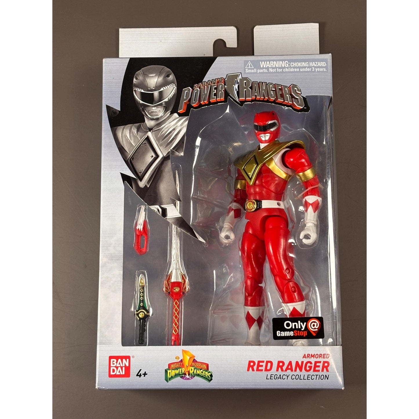 Power Rangers Legacy Armored Red Ranger Figure Game Stop Exclusive Bandai 2018
