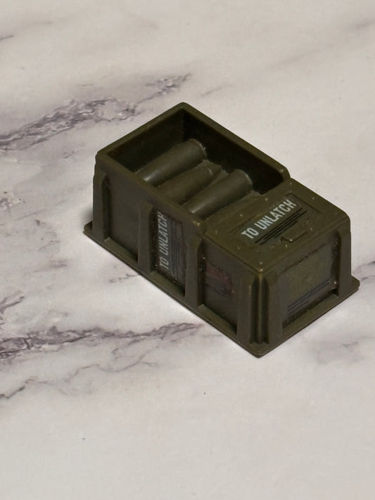 GI Joe Mountain Howitzer Ammo Box Crate Vehicle Part ARAH 1984 Vintage