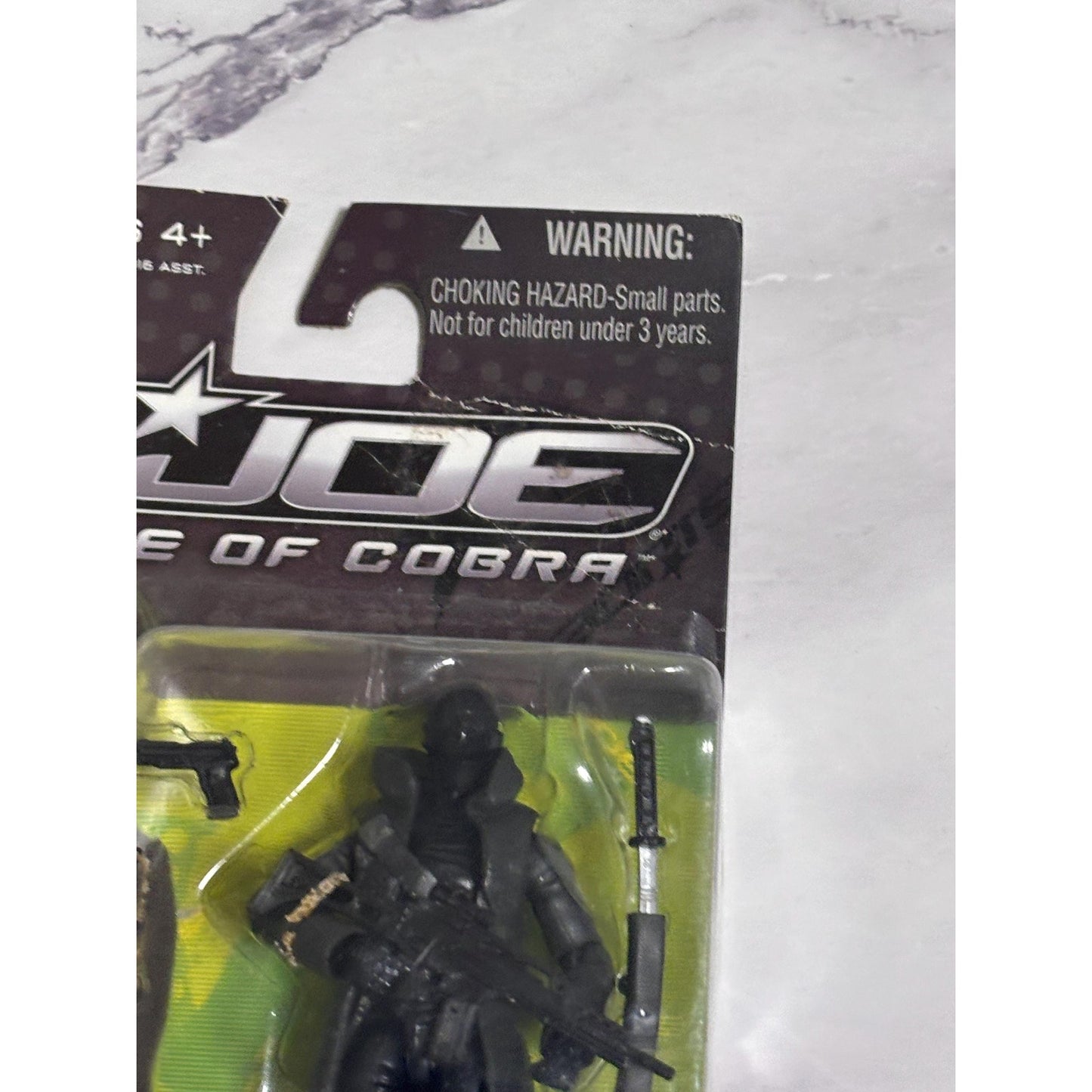 Hasbro G.I. Joe Rise of Cobra Snake Eyes Paris Pursuit Black Wolf Variant 2009