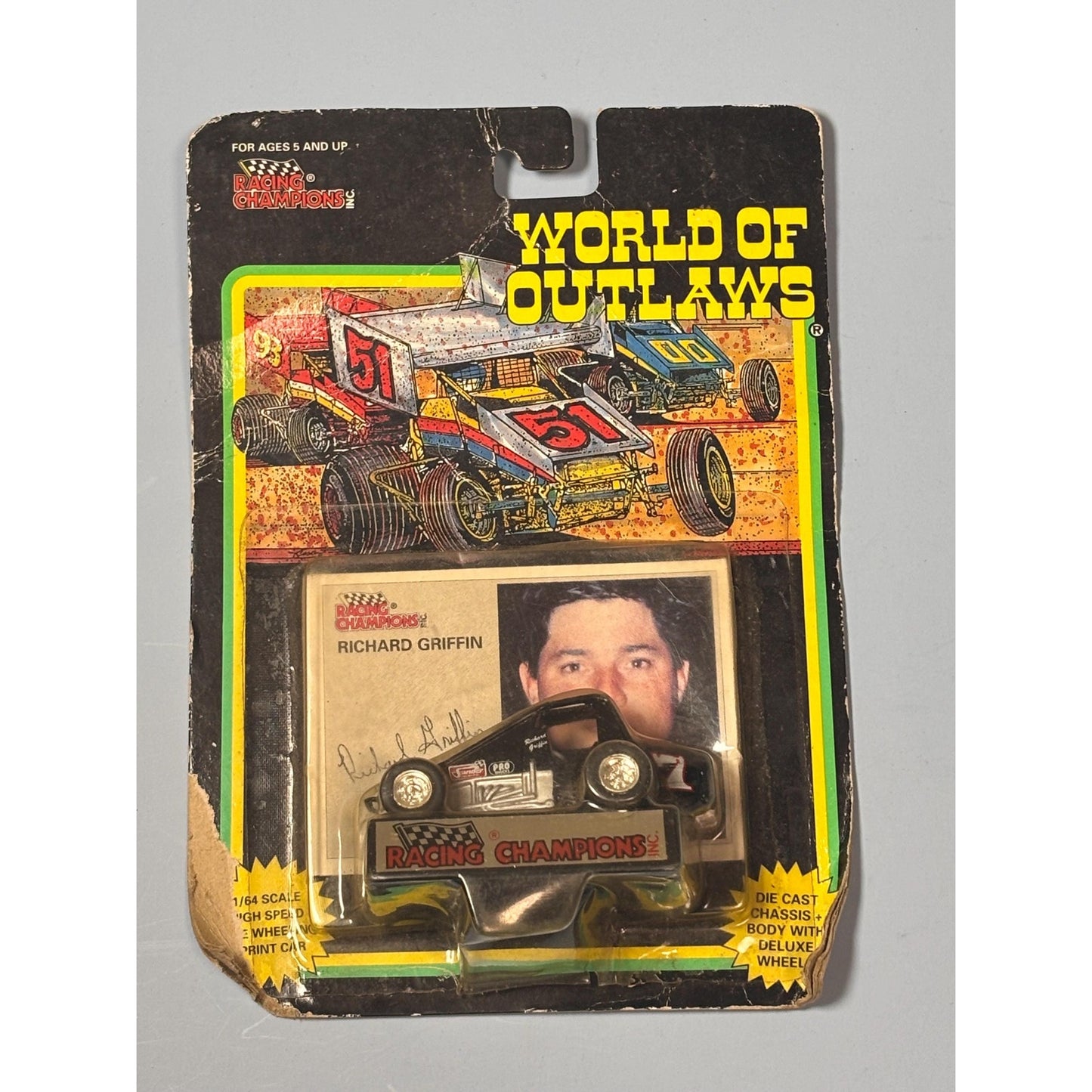 1993 Racing Champions World of Outlaws Doug Wolfgang Bob Olsen #49 Sprint Car