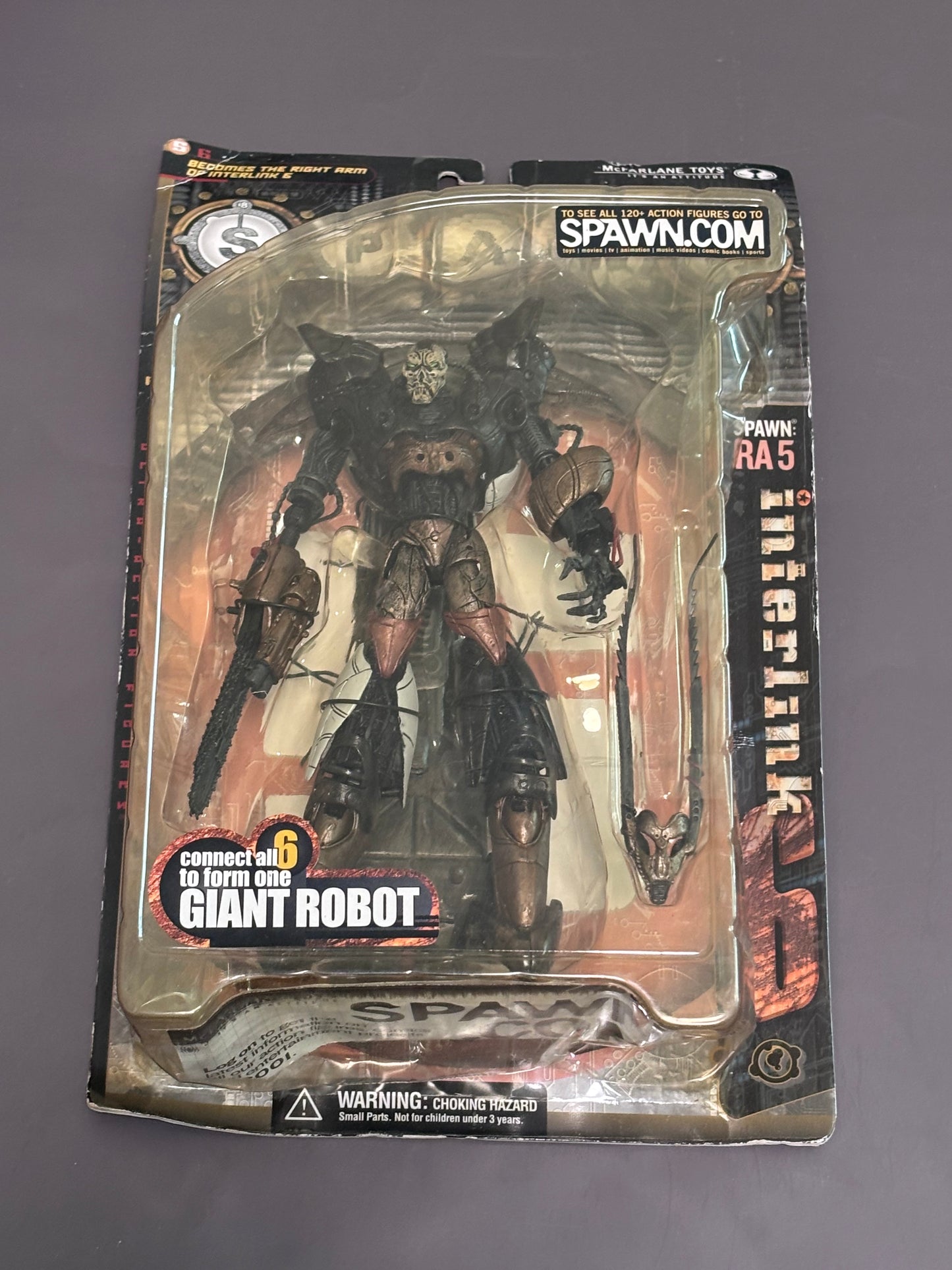 NEW Spawn Series 18 Interlink 6 RA5 McFarlane Toys 2001 Giant Robot BAF