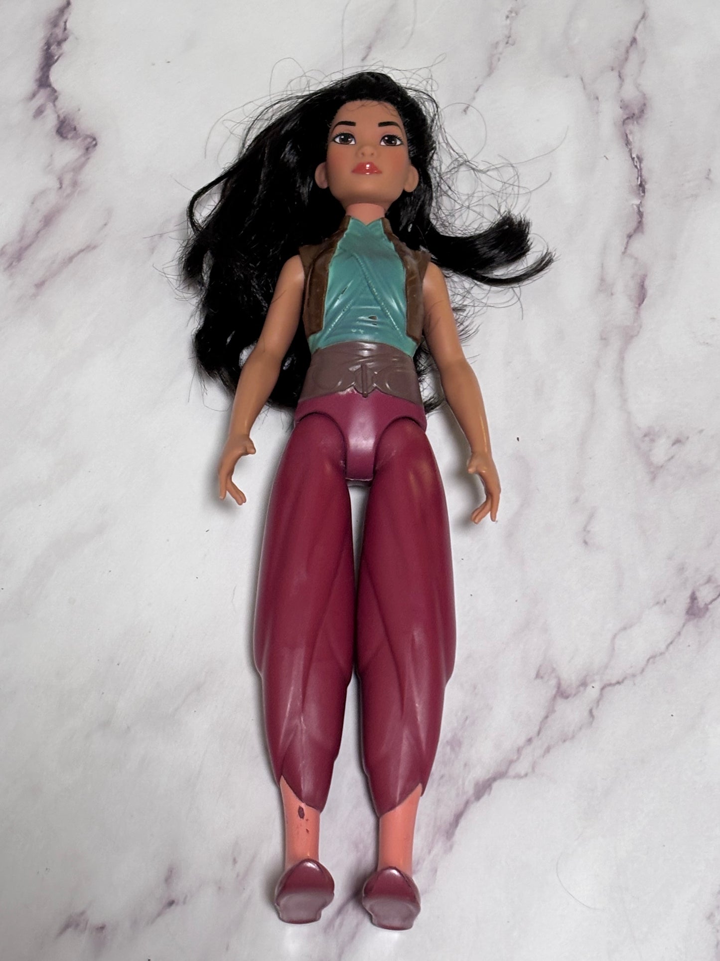 2021 Hasbro Disney Raya Last Dragon Splash Doll Action Figure 11” Brunette