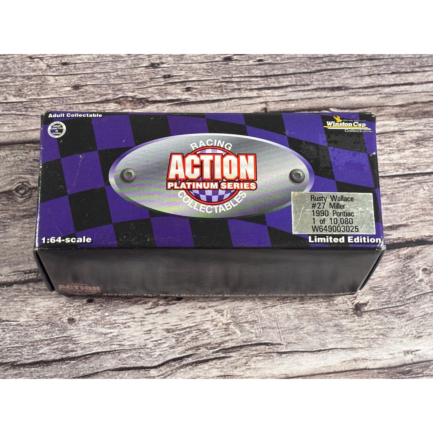 Rusty Wallace #27 Miller 1990 Pontiac 1:64 Scale Action Limited 10,080 NASCAR