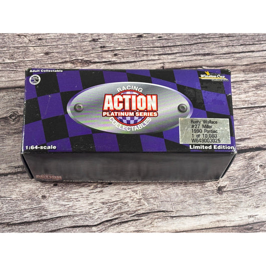 Rusty Wallace #27 Miller 1990 Pontiac 1:64 Scale Action Limited 10,080 NASCAR