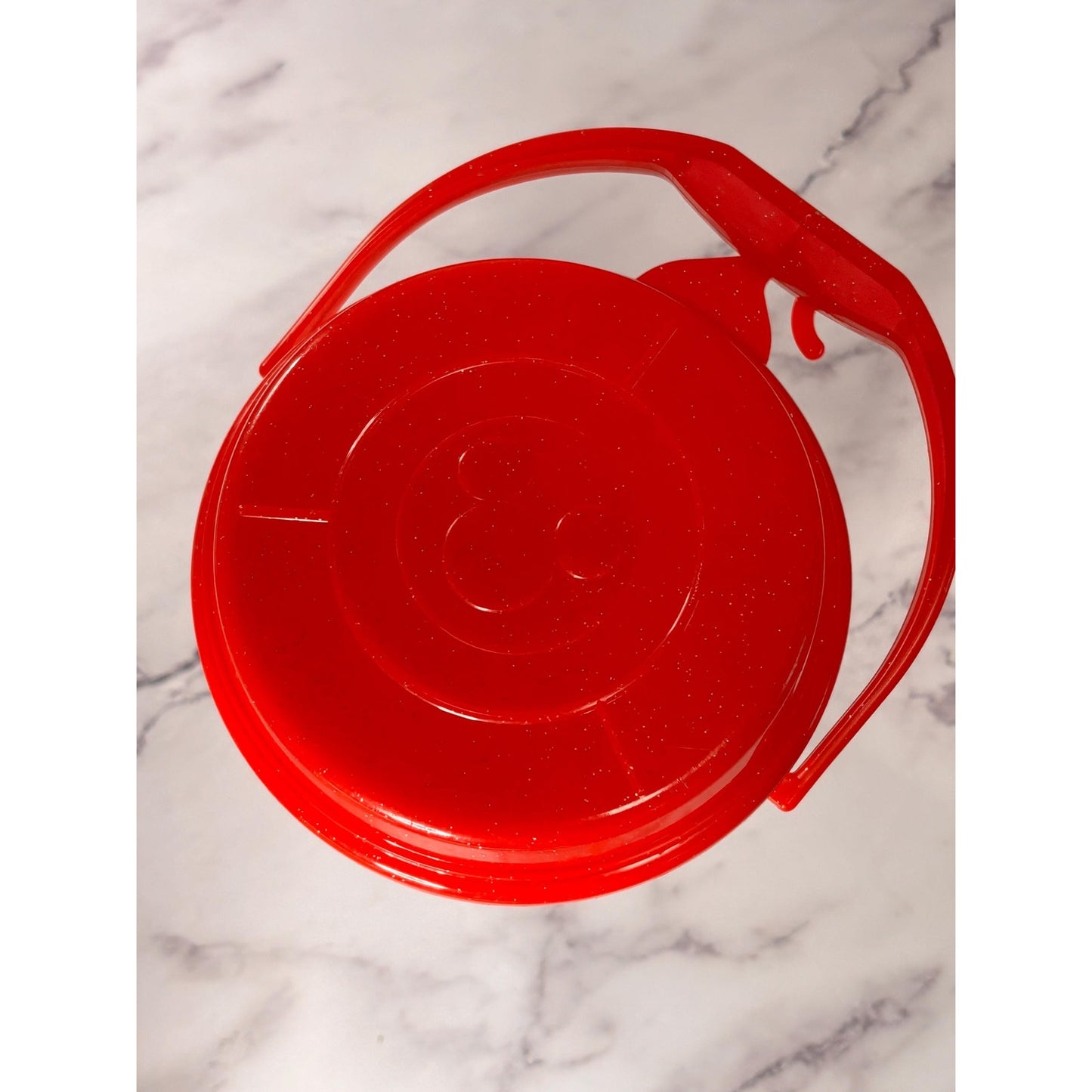 Disney Parks Holiday Christmas Popcorn Bucket Let the Memories Begin Red Lid