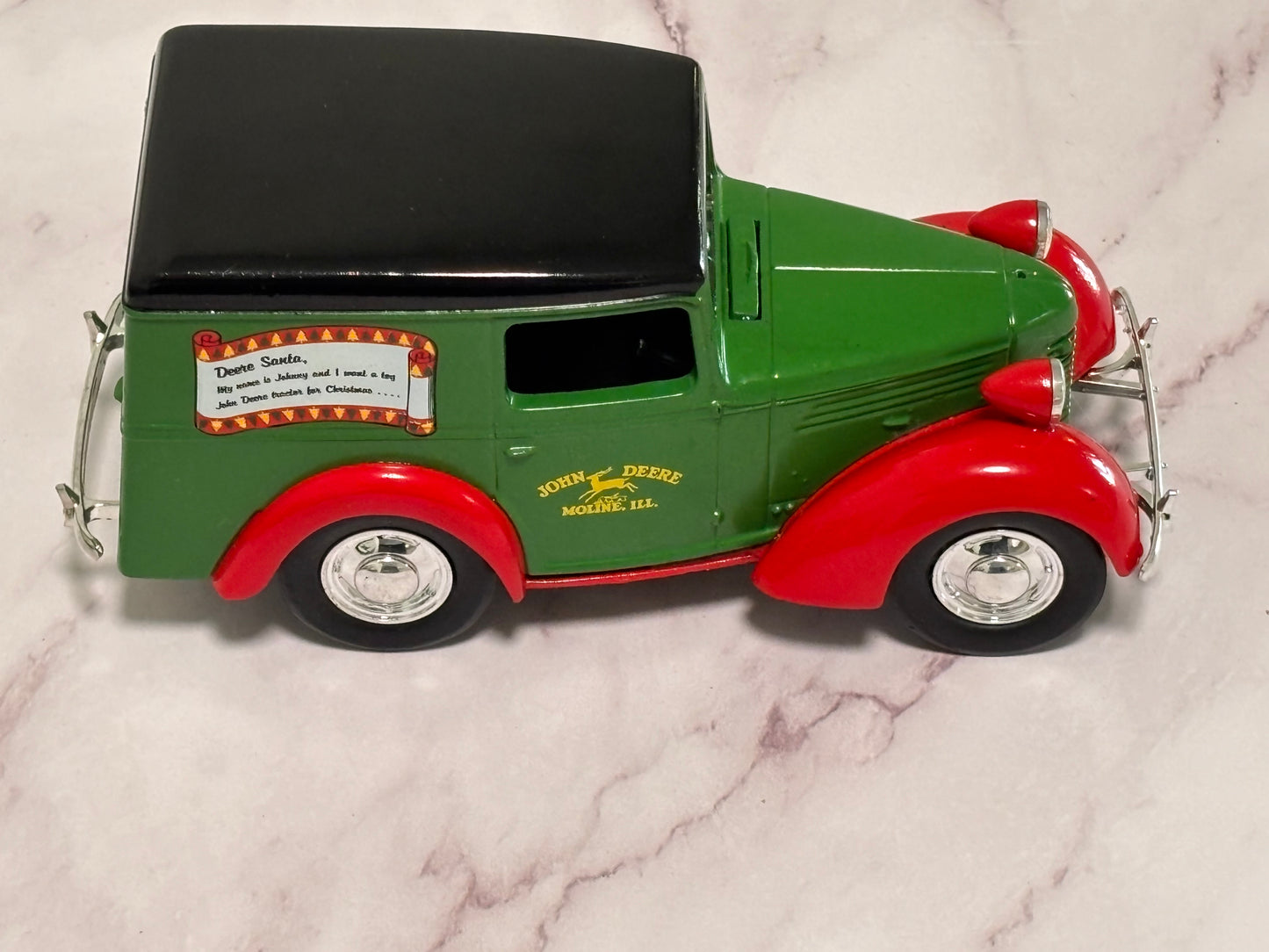 John Deere 1938 Bantam Panel Van Bank Die-Cast Metal Vehicle, ERTL Collectibles