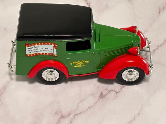 John Deere 1938 Bantam Panel Van Bank Die-Cast Metal Vehicle, ERTL Collectibles