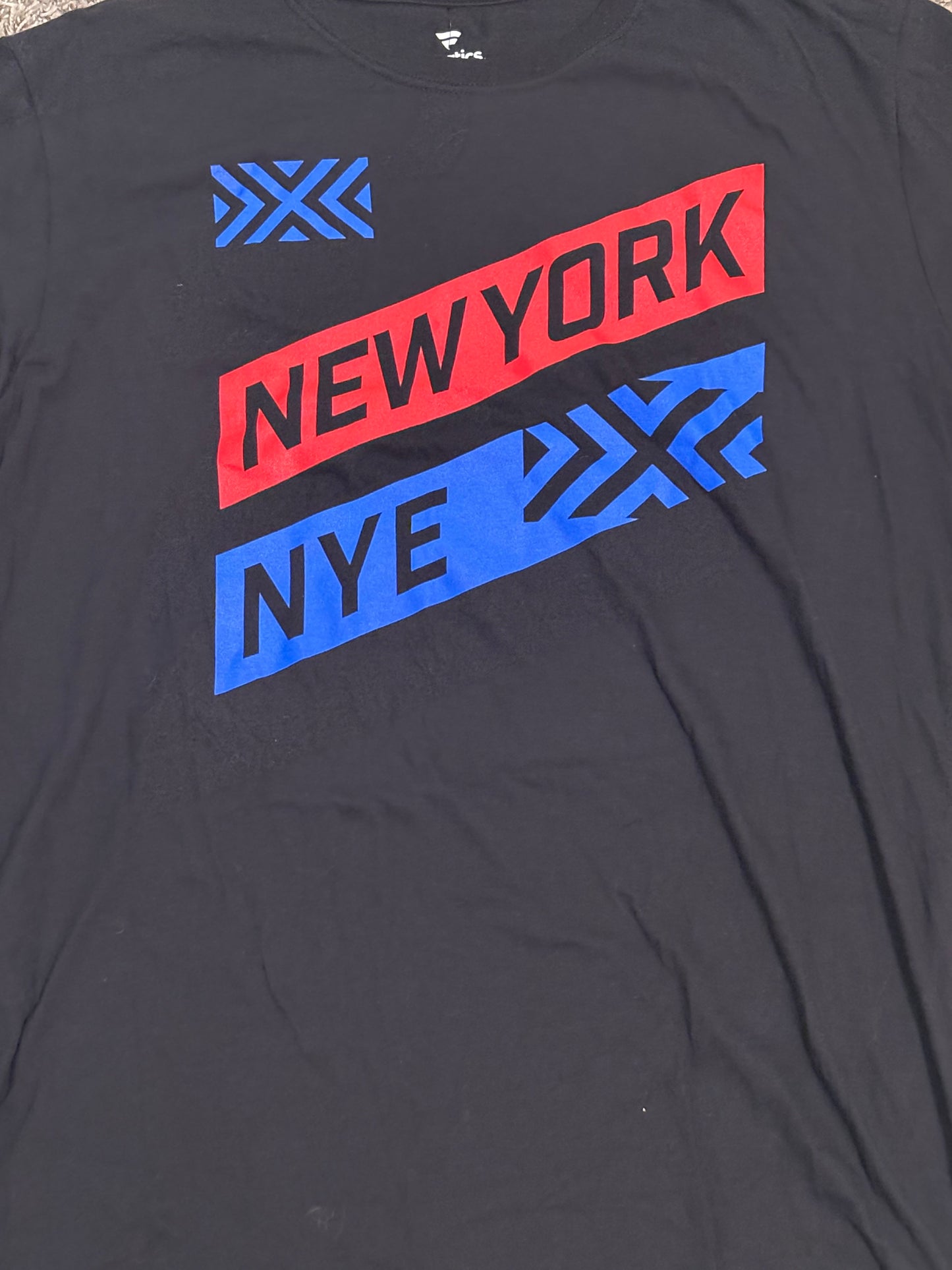 New York Excelsior NYE Black T Shirt Men’s  Long Sleeve White Overwatch League Blizzard Owl City Hero New NWT XL Xtra Large