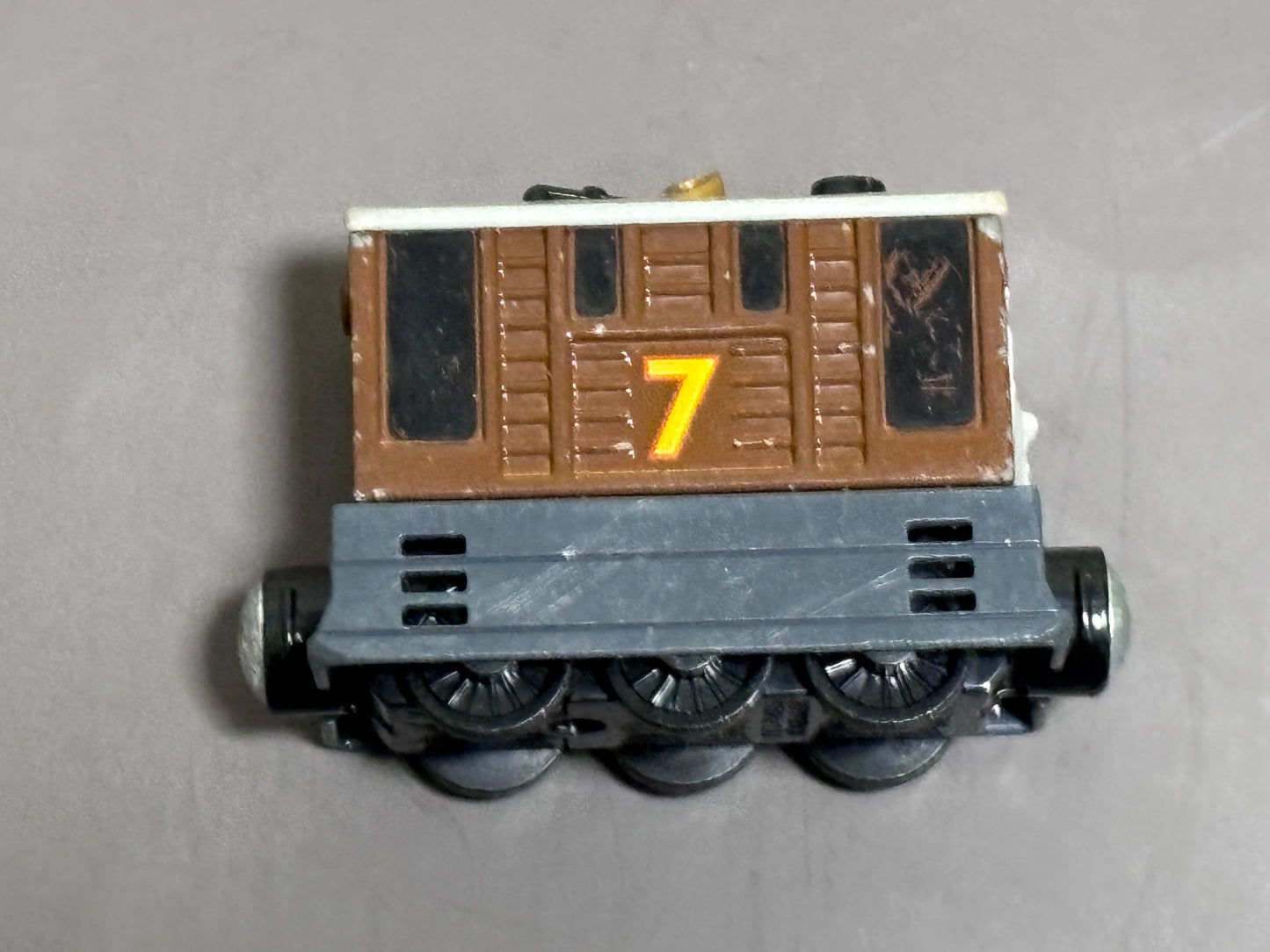 Thomas Friends Take N Play Diecast Metal 2012 Talking & Light Toby Train Engine