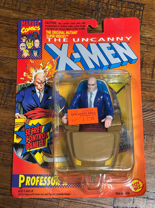 Marvel Comics Toy Biz The Uncanny X-Men Professor X Vintage Action Figure 1993 Chair New