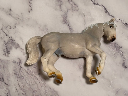 Schleich Lipizzaner Stallion Horse Toy Figure White 2004 Vintage 5"x4" Germany