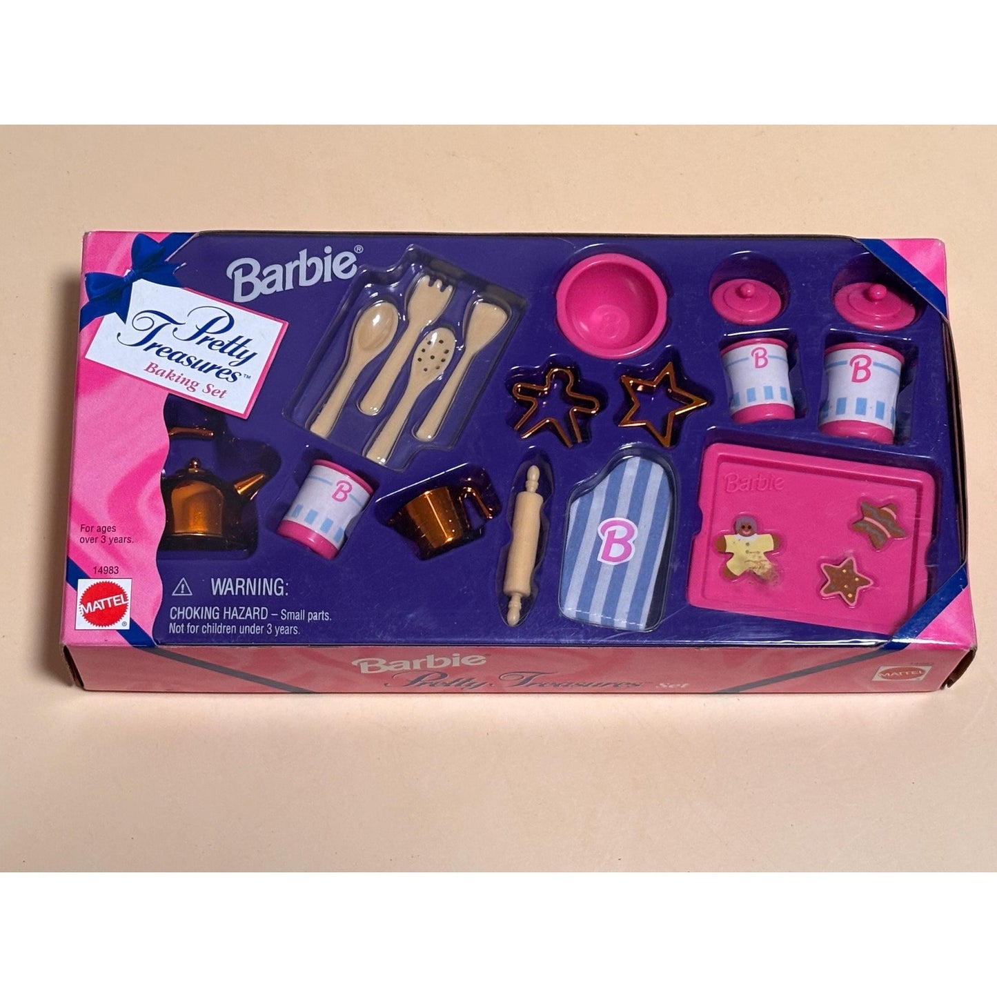 Barbie Pretty Treasures Baking Set Accessory Pack 1995 Mattel 14983 NIB