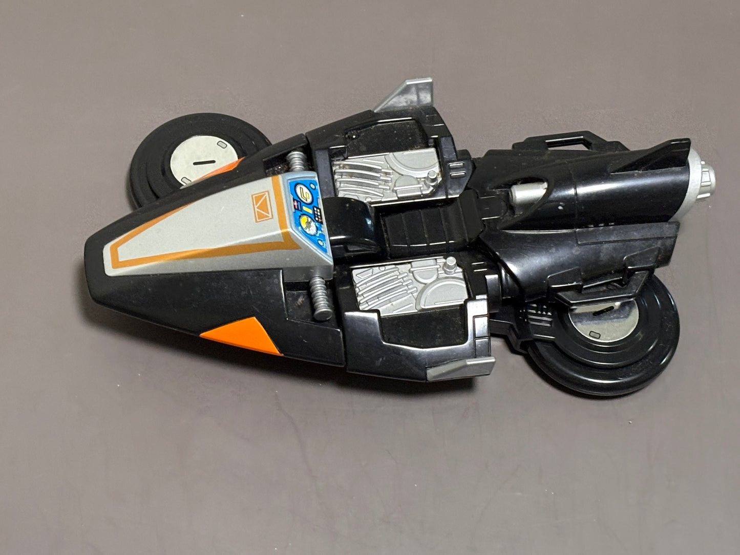 Vintage Power Rangers In Space Deluxe Silver Ranger Galaxy Cycle 1997 Bandai