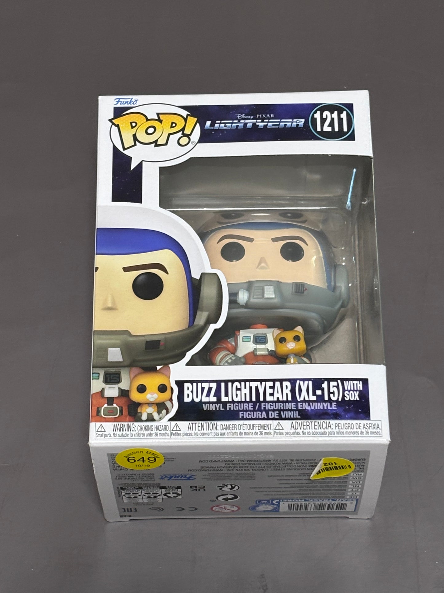 Funko Pop! Vinyl: Lightyear Buzz Lightyear XL-15 with Sox Pixar Figure #1211