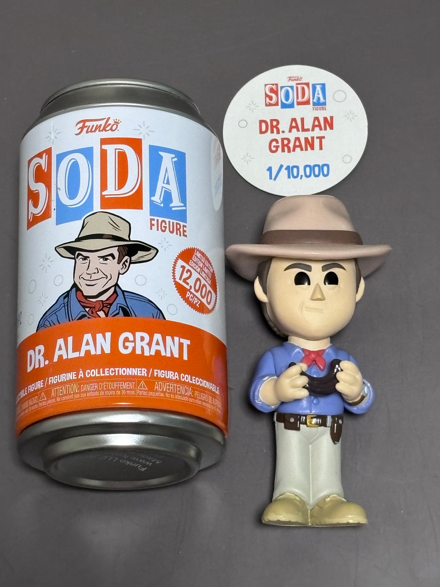 Funko Pop Soda Figure Jurassic Park 30th Anniversary Dr. Alan Grant