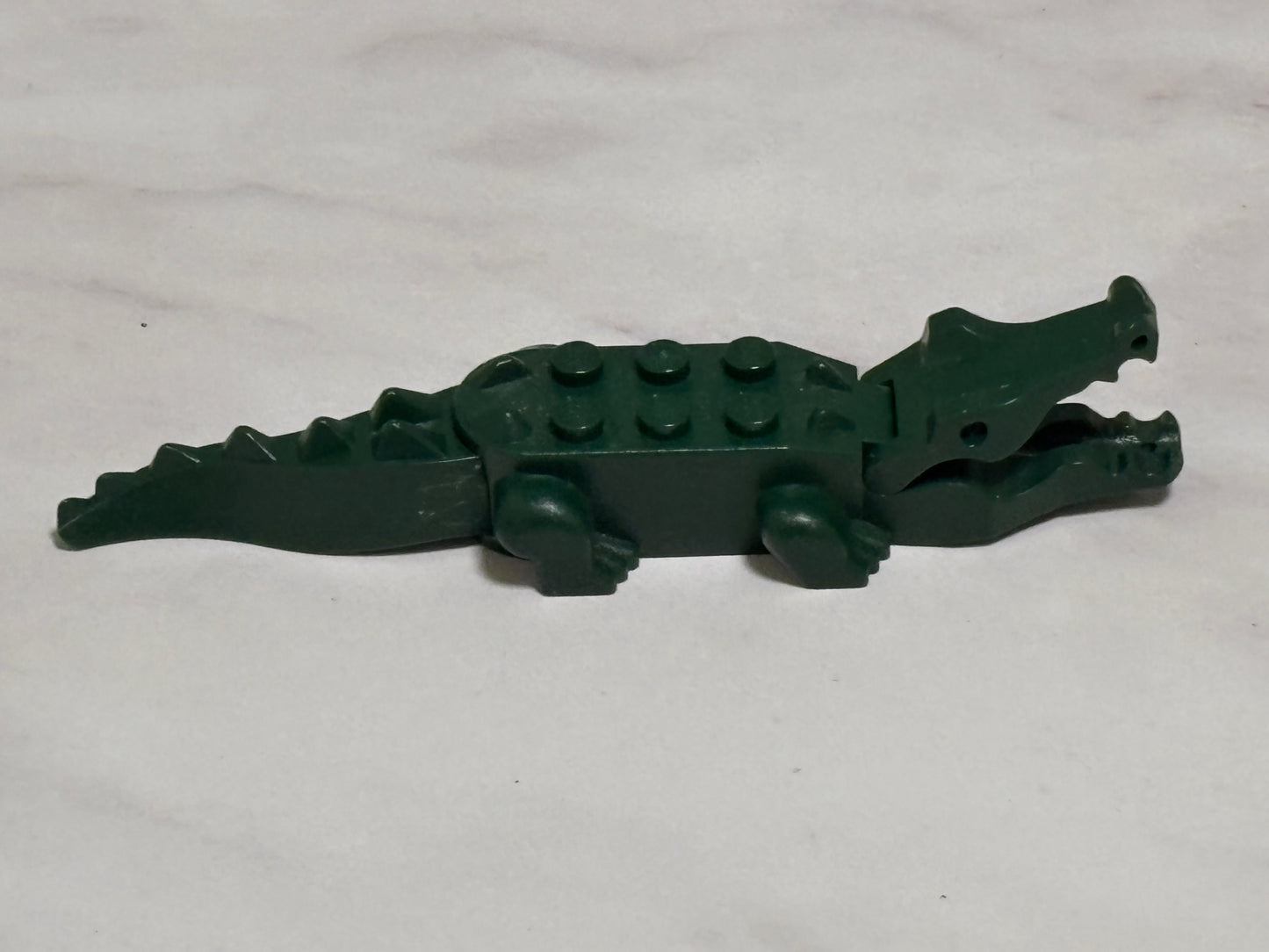 LEGO 1990s Vintage Dark Green Alligator Crocodile 6026c01 Pirates Adventurers