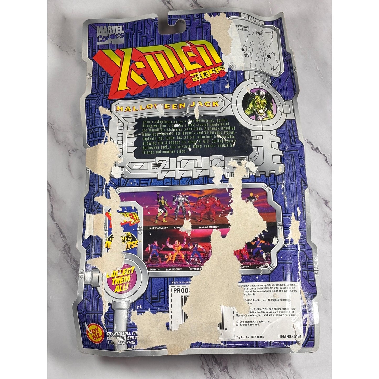 Toy Biz X-men 2099 Halloween Jack 1996 Marvel Comics Action Figure New Sealed