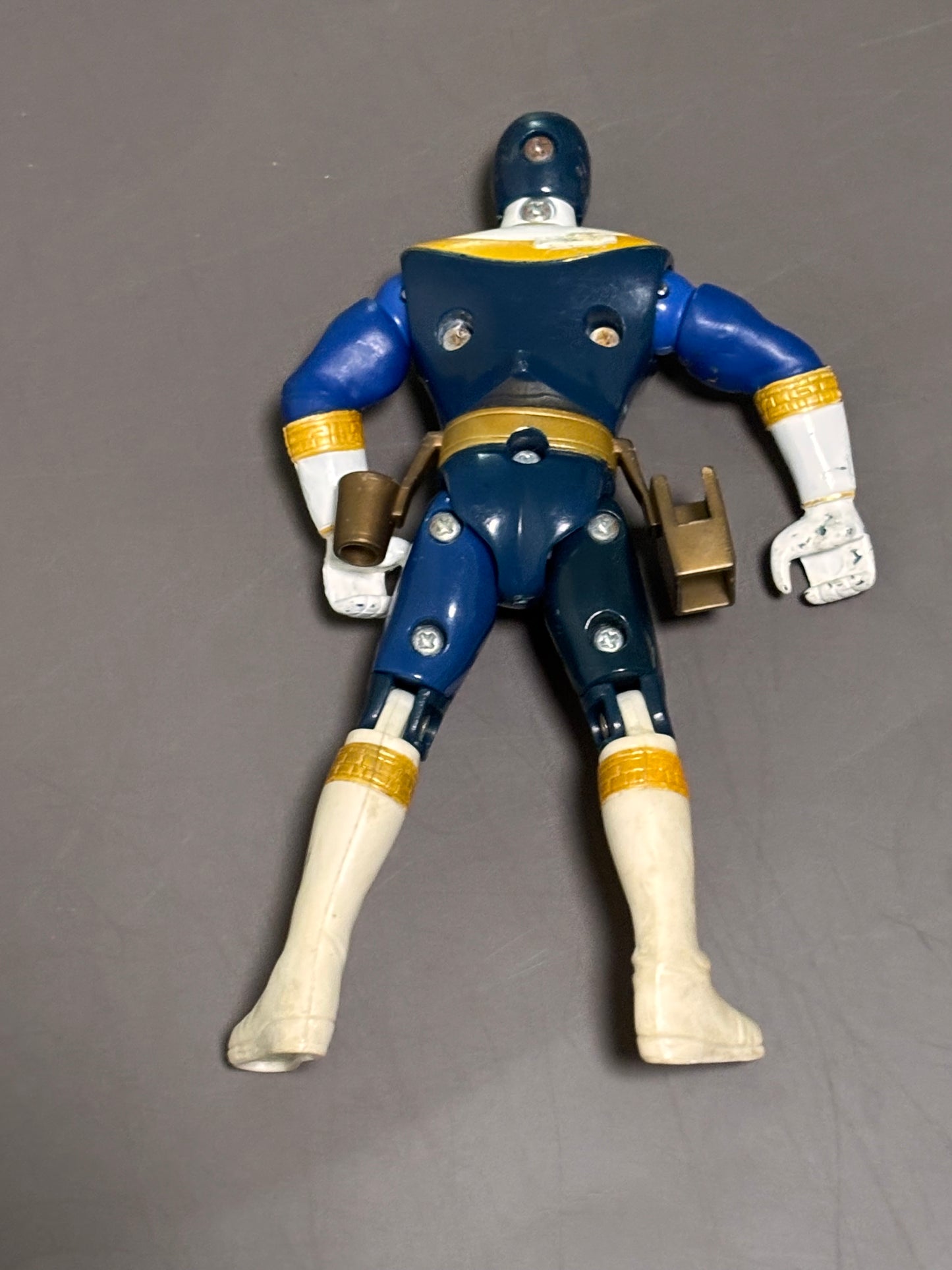 Vintage Power Rangers Zeo 5.5" Blue Ranger Action Figure 1996 Bandai