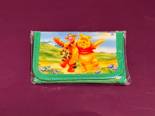 Disney Winnie The Pooh & Tigger Green Kids Children’s Wallet New