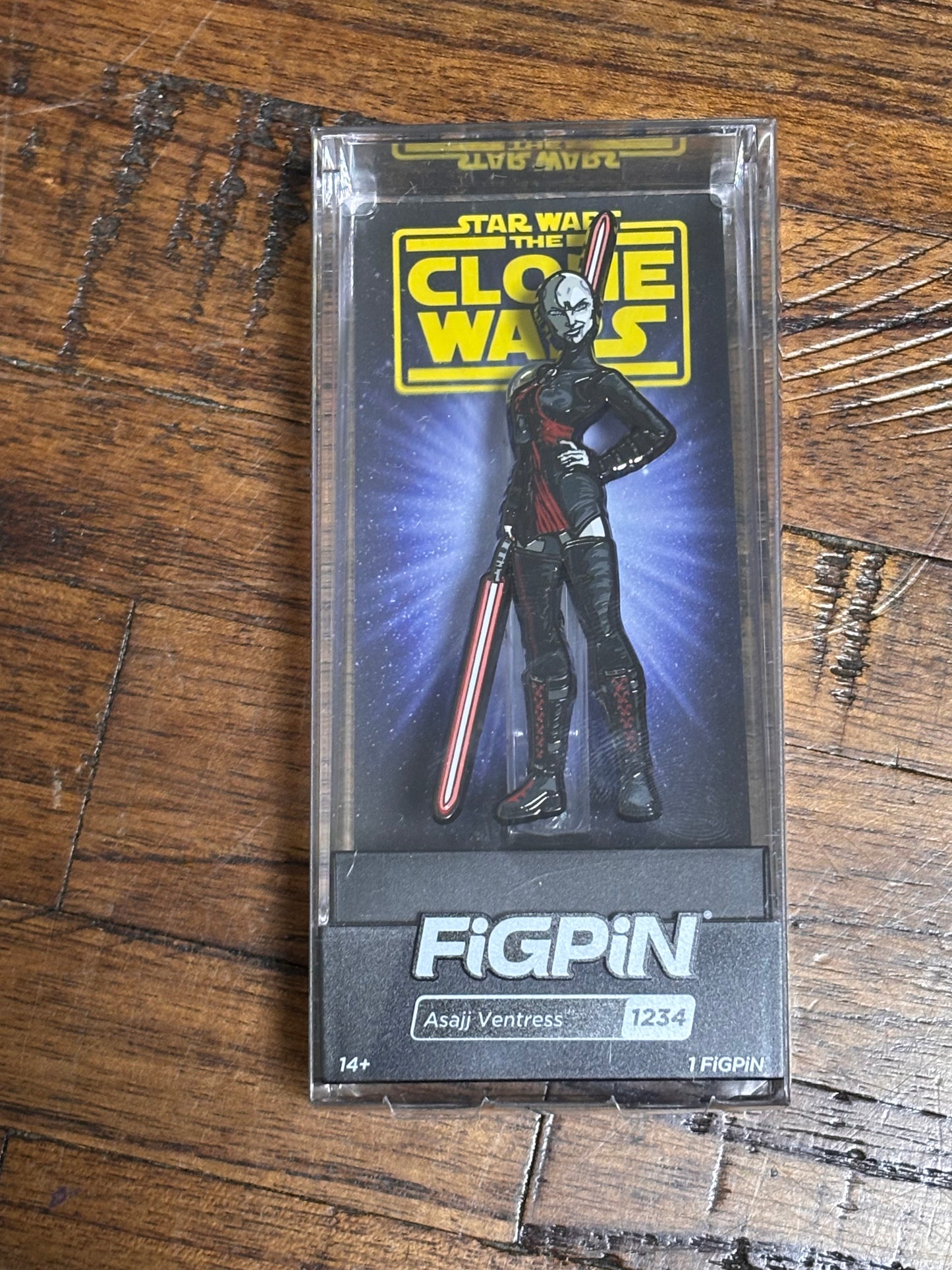 FigPin New Collectible Enamel Pin Disney Star Wars Clone Wars #1234 Asajj Ventress