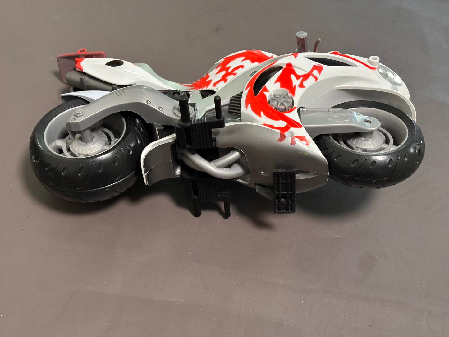 2005 GI JOE Sigma 6 Ninja Hovercycle Motorcycle Hasbro Action Figure Red
