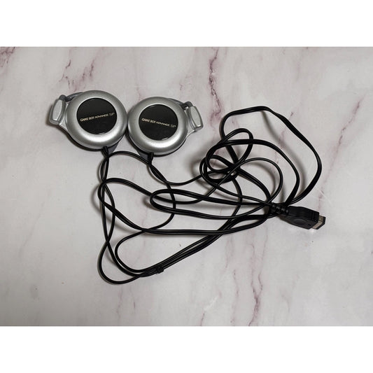 Nintendo DS Headset Original Black/Grey. Earphones w/ ear clips