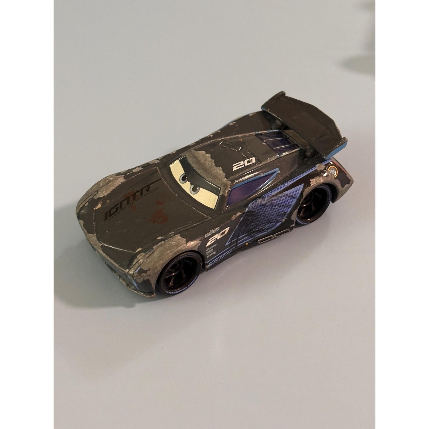 Disney Pixar World of Cars 3 Jackson Storm 1:55 Mattel Car Diecast Black Metal