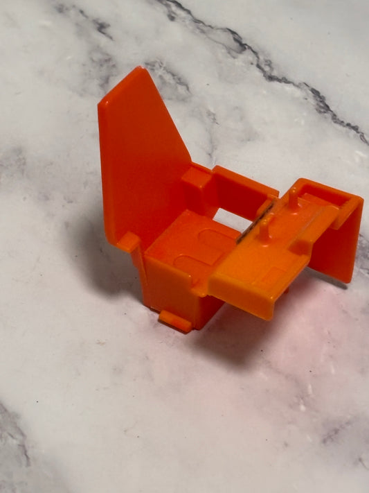 GI Joe Coastal Defender Control Seat Chair 1987 Vehicle Vintage Orange M-4463-1