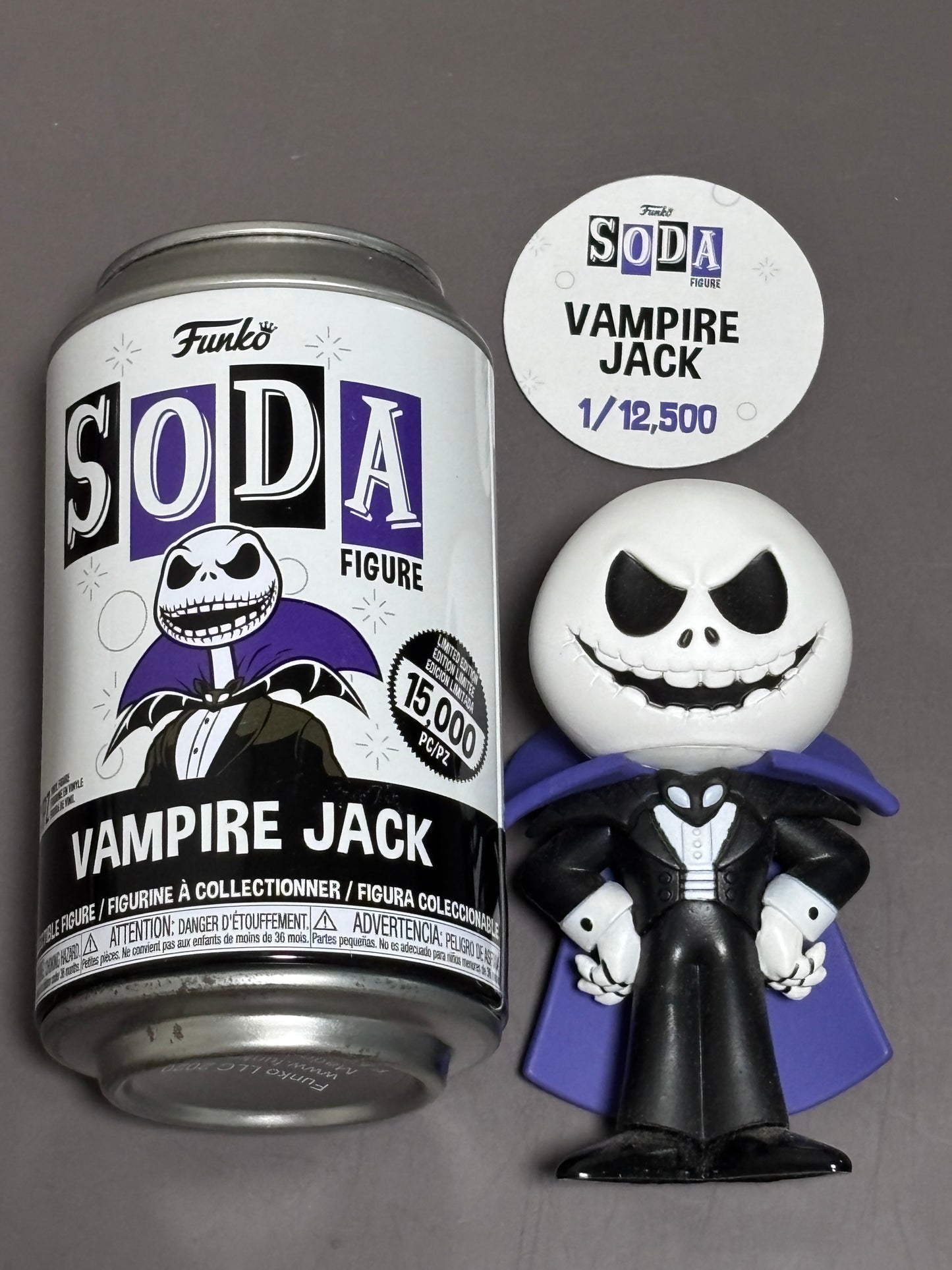 Funko Soda Pop Nightmare Before Christmas Vampire Jack Skellington Common