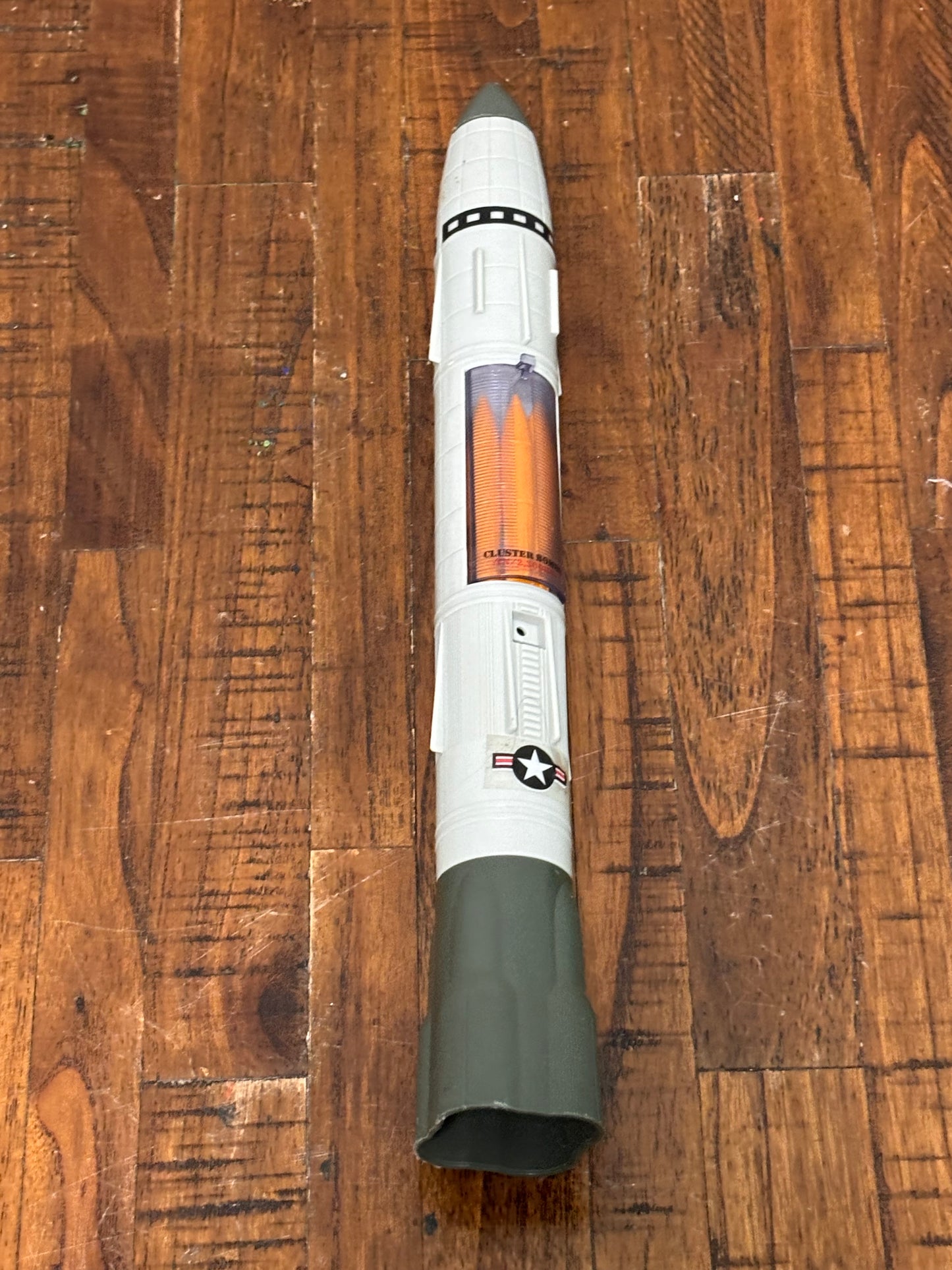 Vintage 1988 GI Joe ARAH Rolling Thunder Parts Rocket w/6 Missiles & 2 Covers