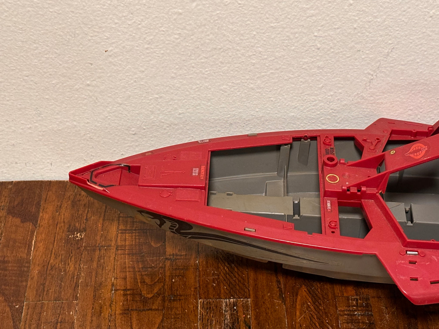 Has to VTG 1985 GI Joe Cobra Moray Hydrofoil Vehicle Water Boat Shell