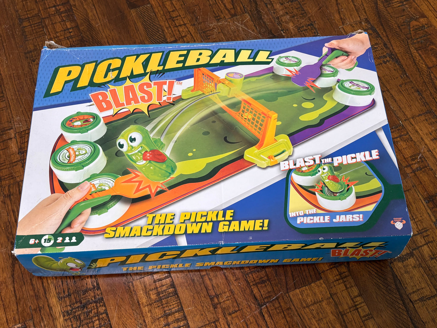 Pickleball Blast  The Pickle Smackdown Game Blast the Pickle Board Game