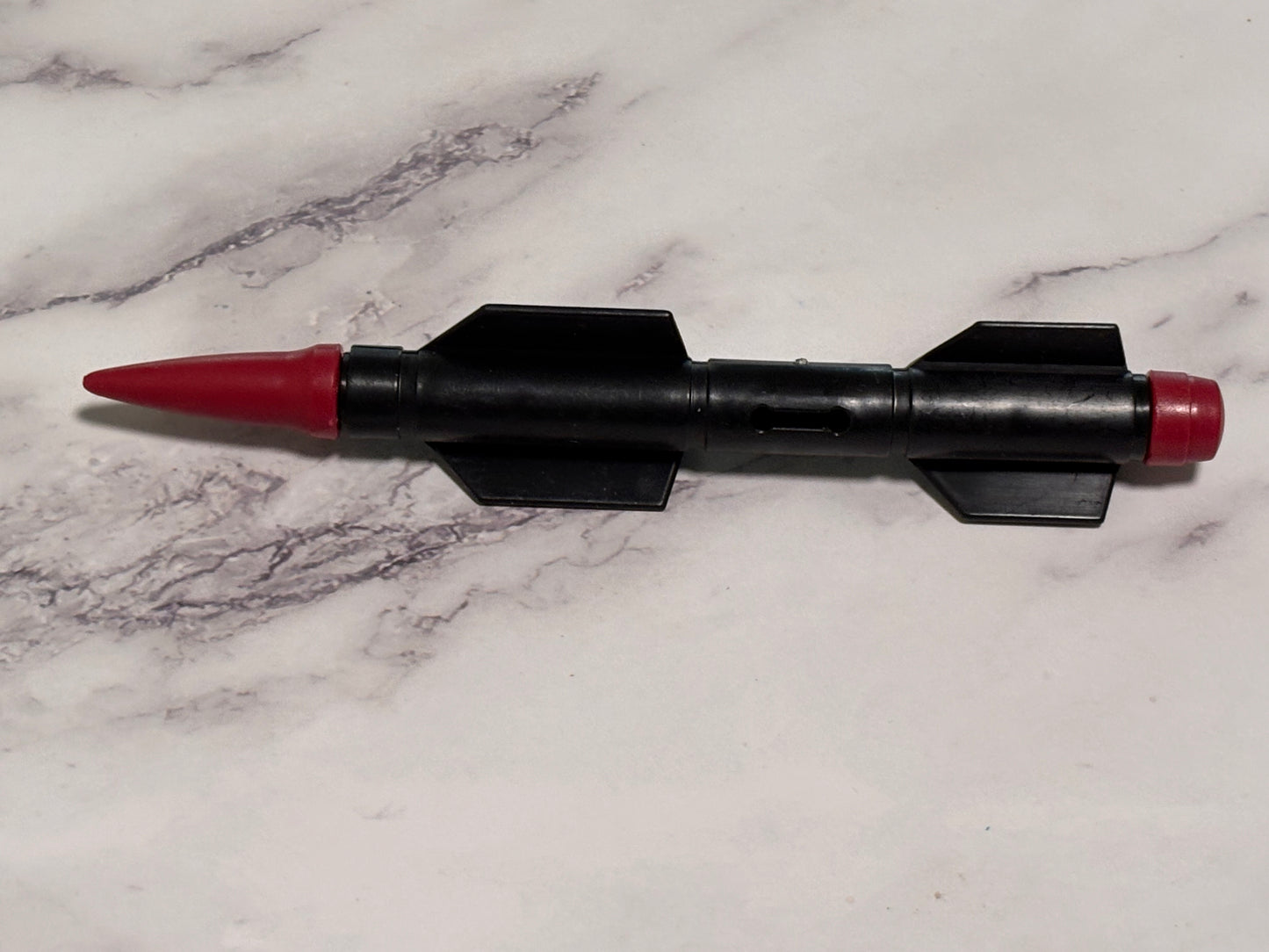 1988 Vtg Gi Joe BUGG Large Missile Torpedo w/ Nose Cone & Cap Vehicle Part Piece