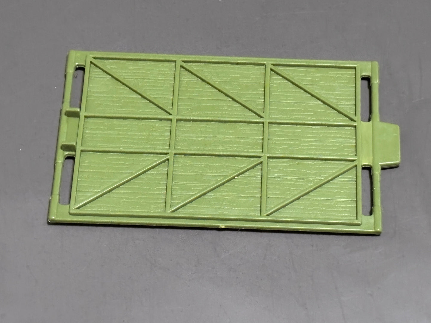 Vintage GI Joe 1987 Coastal Defender Top Front Panel Green Door Part Accessory