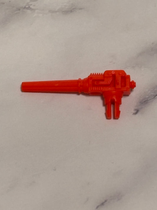 Vintage 1987 GI Joe Crossfire RC Laser Front Gun Hasbro Action Figure Part Red