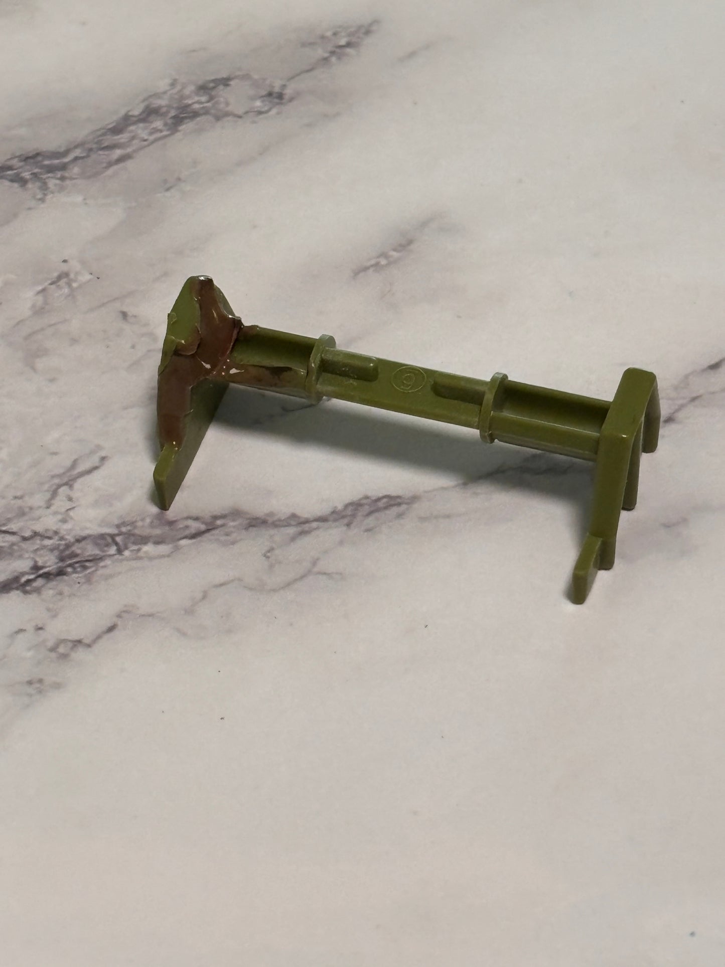 1983 GI Joe Pac Rat Missile Launcher Support Elevation Stand Part ARAH
