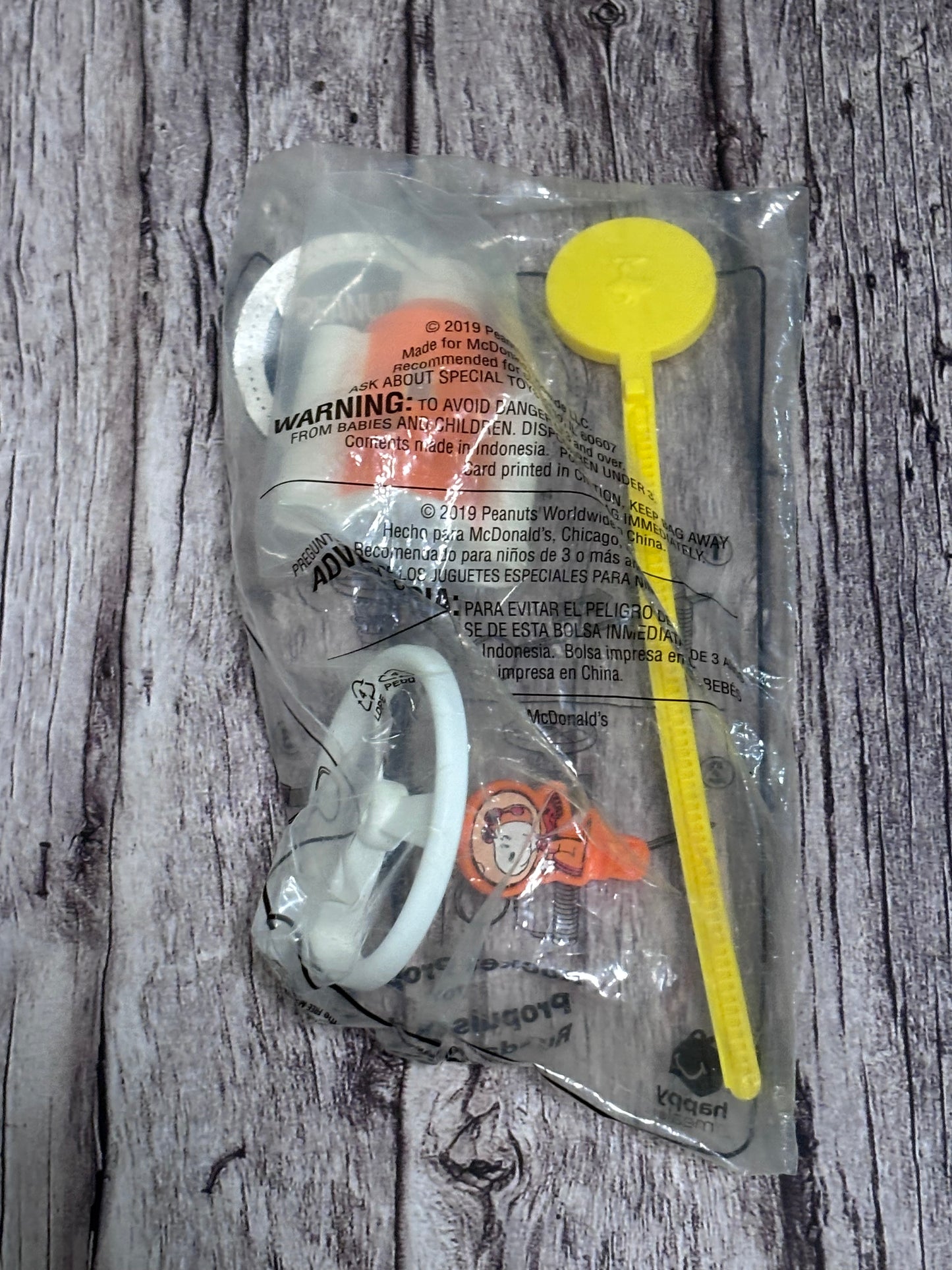 McDonald's Happy Meal Toy Peanuts #8 NASA Take-Off Launcher Snoopy 2019 New