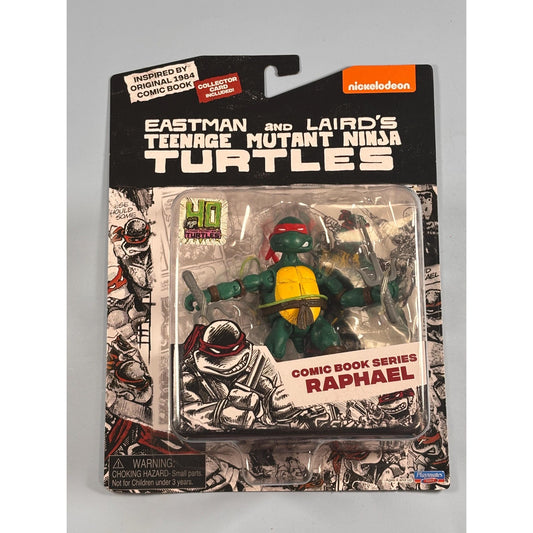 Playmates Eastman & Laird's TMNT 1984 Comic book series Raphael 40th Ann 5”