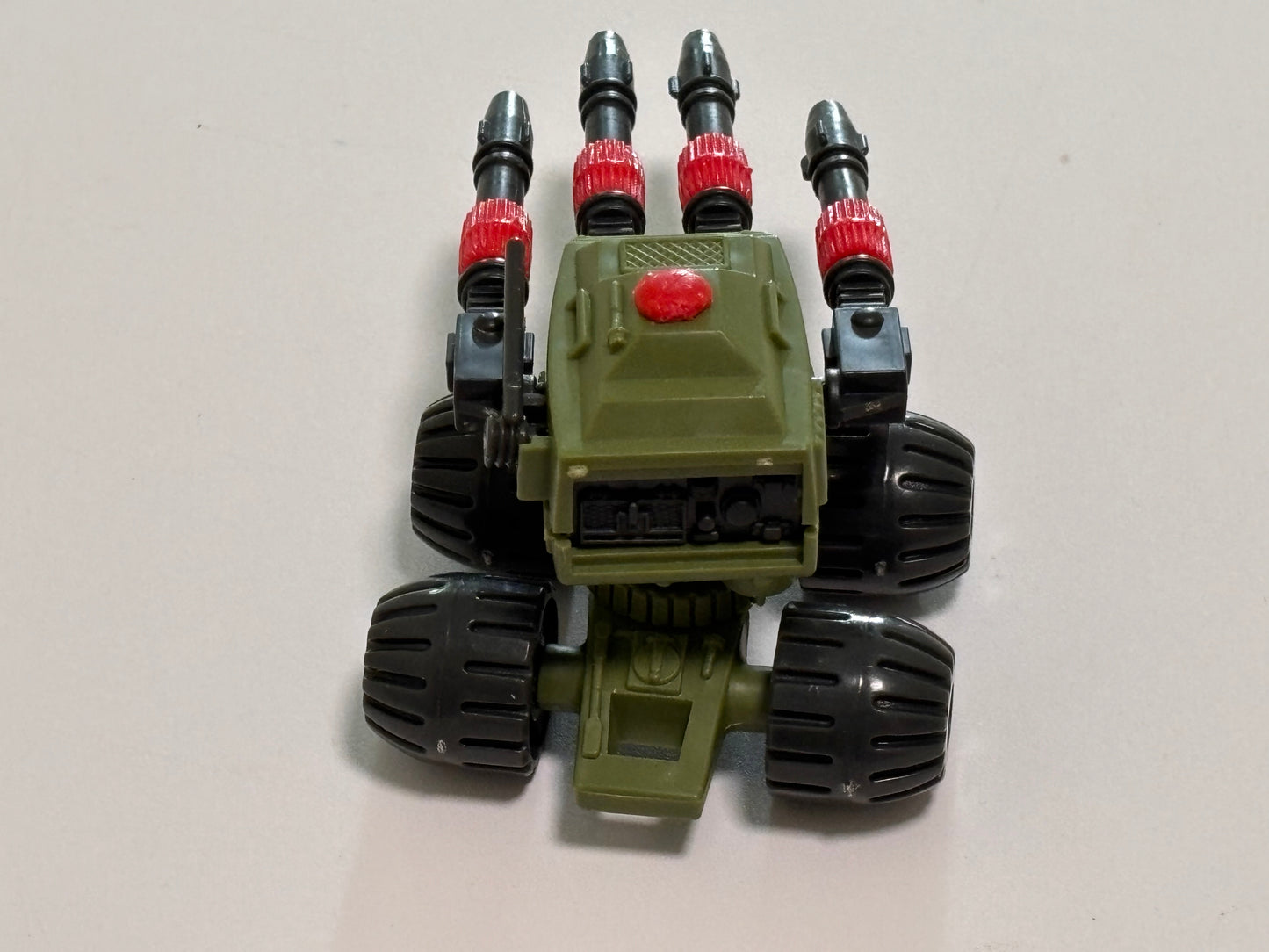 GI Joe Vehicle PAC RAT Machine Gun Dark Green Mail Away Vintage Vehicle 1983
