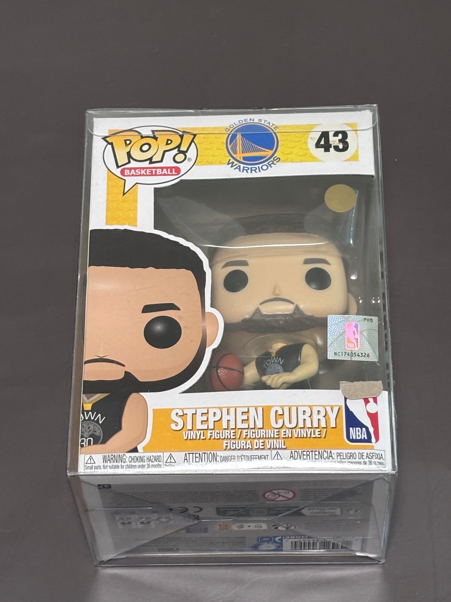 Funko Pop! Vinyl: Stephen Curry #43 NBA Warriors Exclusive Fanatics Edition