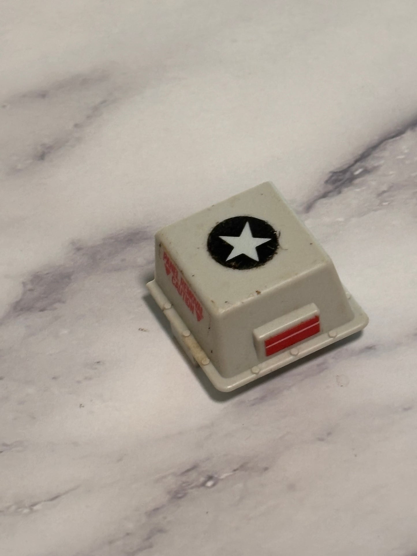 GI JOE 1983 Polar Battle Bear  Snowmobile Engine Cover with Stickers